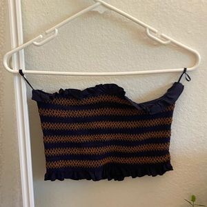 Ruched Stretchy Tube Top